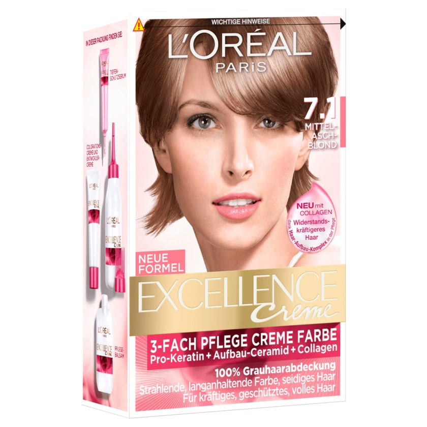 L'Oréal Paris Excellence 7.1 Mittelaschblond